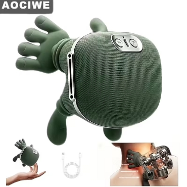 Electric Hand Massager with Heat Function, Air Compression And Dual Roller Kneading Massage, 3 Modes 